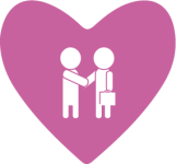 One-on-One Support-PINK Support Icon